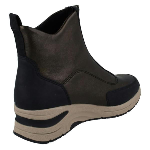 Rieker Ladies Rieker Casual Wedge Ankle Boots N9381