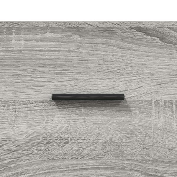 Berkfield Wall Cabinet Grey Sonoma 100x36.5x35 cm Engineered Wood