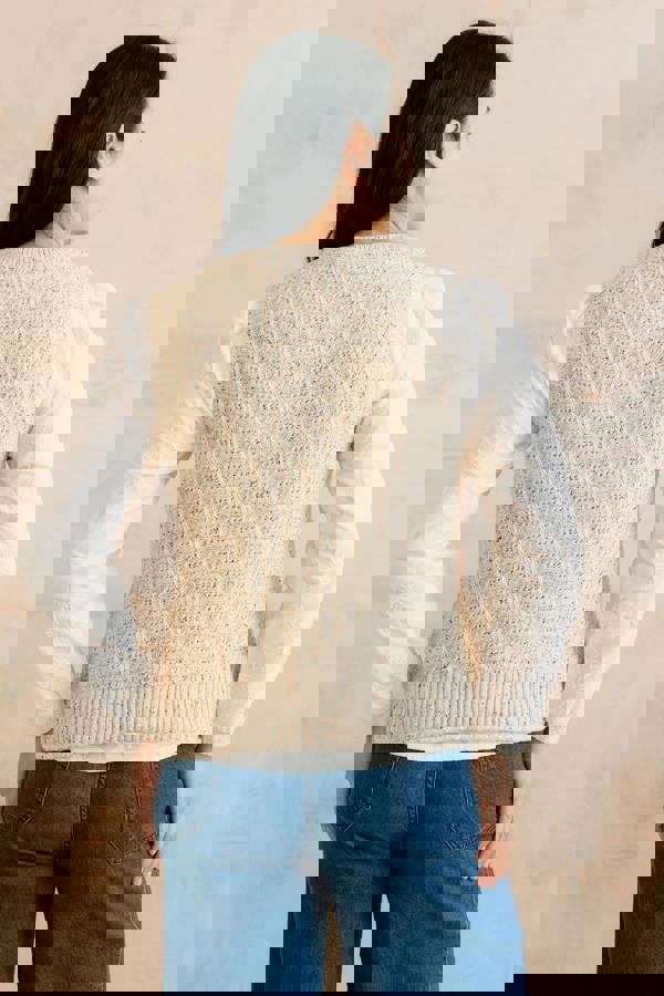 Lily & Me Eva Cotton Knit Tank Top Ecru