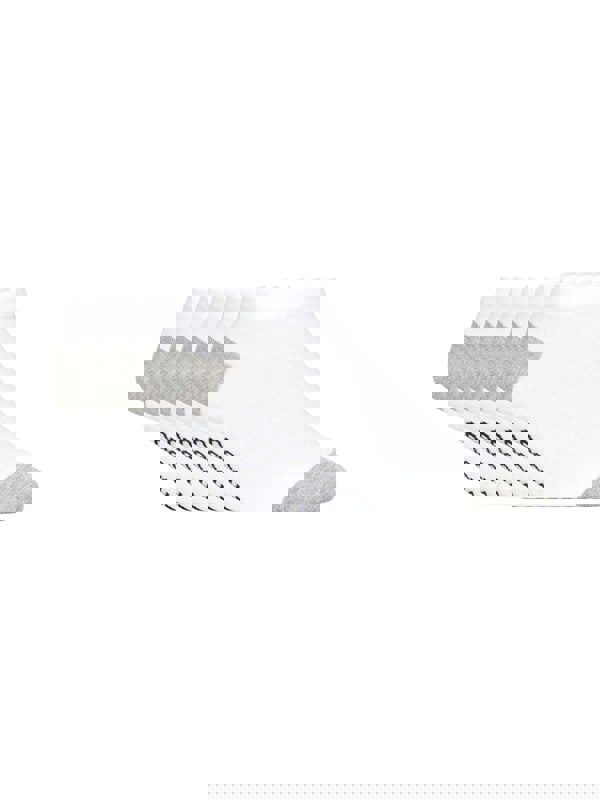 Crosshatch Vitalwhite Trainer Socks 5pk White