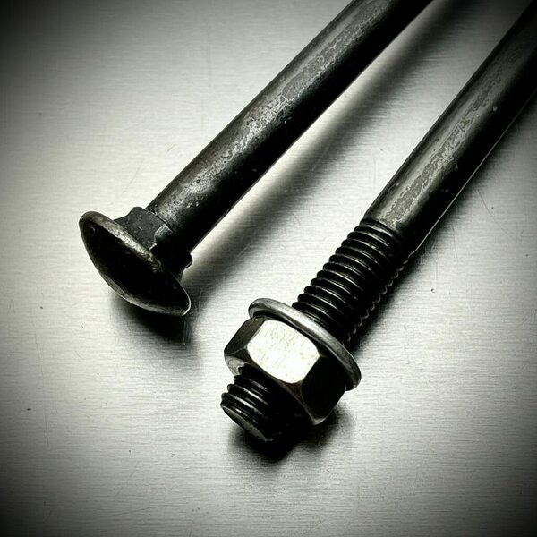 Fixaball 8mm Coach Carriage Bolts Nut Washer Self Colour 4.8