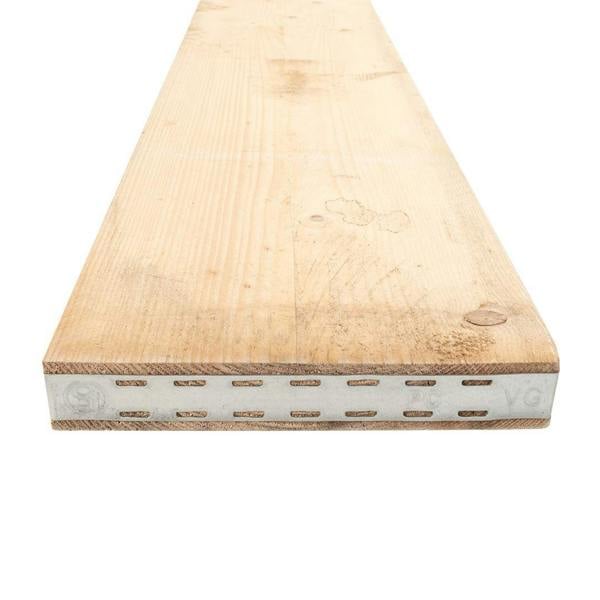Snowdon Timber Reject Banded Scaffold Board (T) 36mm (W) 225mm (L) 1.8m