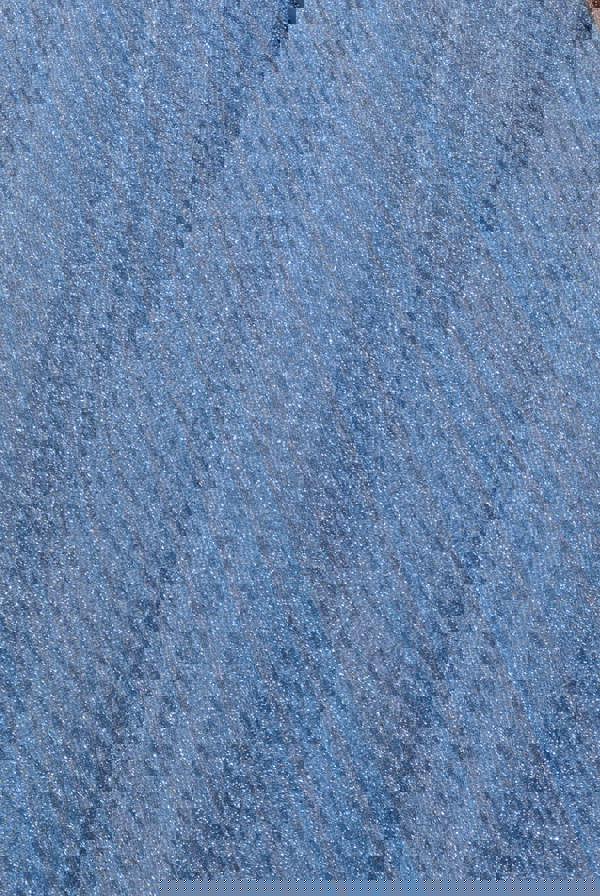 Sleeveless Pleated A Line Lurex Maxi Dress - Blue DR4494