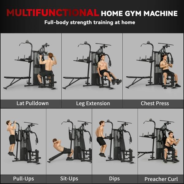 Multi-Exercise Gym Station