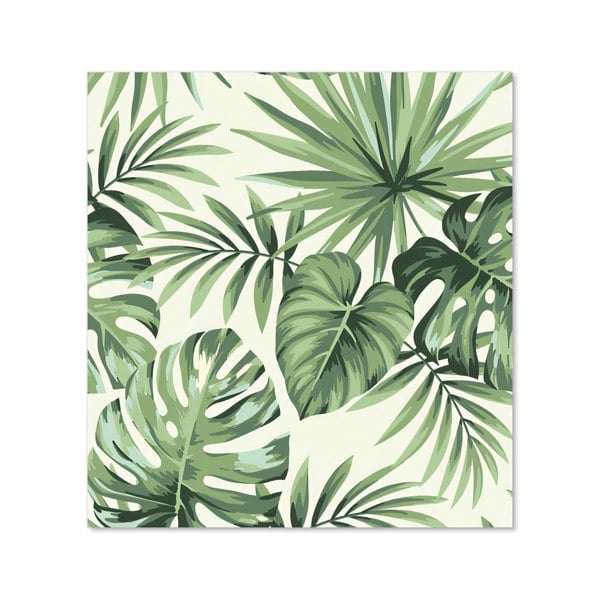 Warren Reed - Designer Exotic Palm Leaves Kitchen Splashback