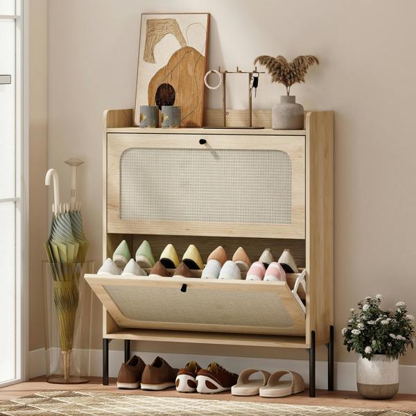 Flip-down Shoe Cabinet