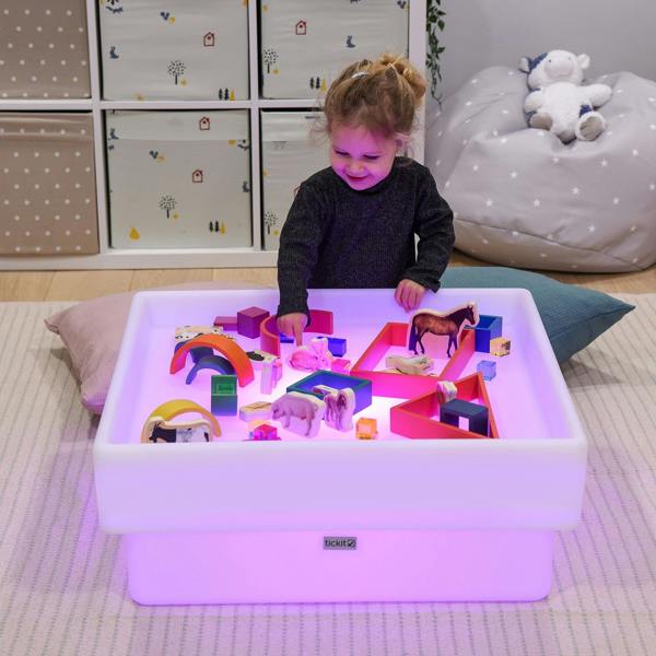tickit Discovery Glow Square Table