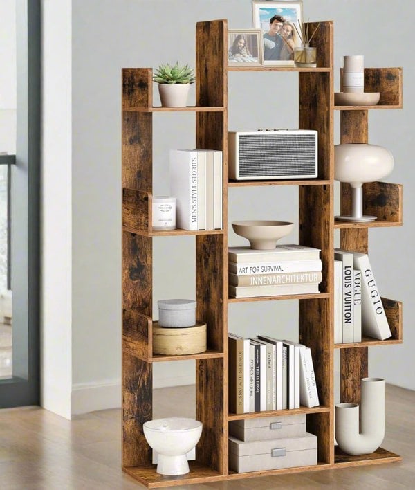 Modcraft Tree Shaped Bookcase with 13 Storage Shelves