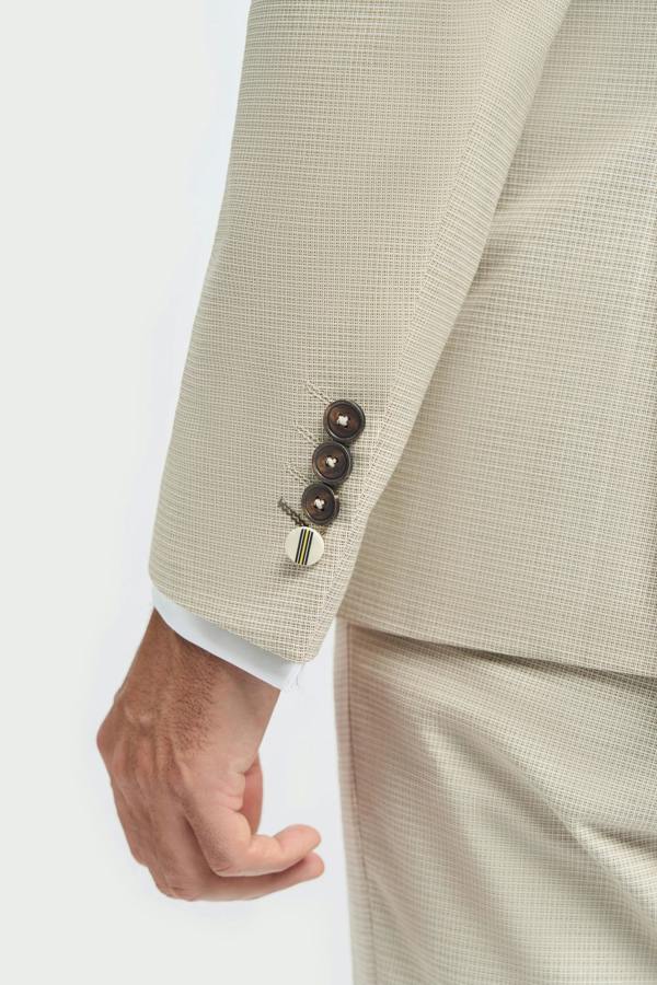 House of Cavani Hampton - Men's Beige 3 Piece Suit