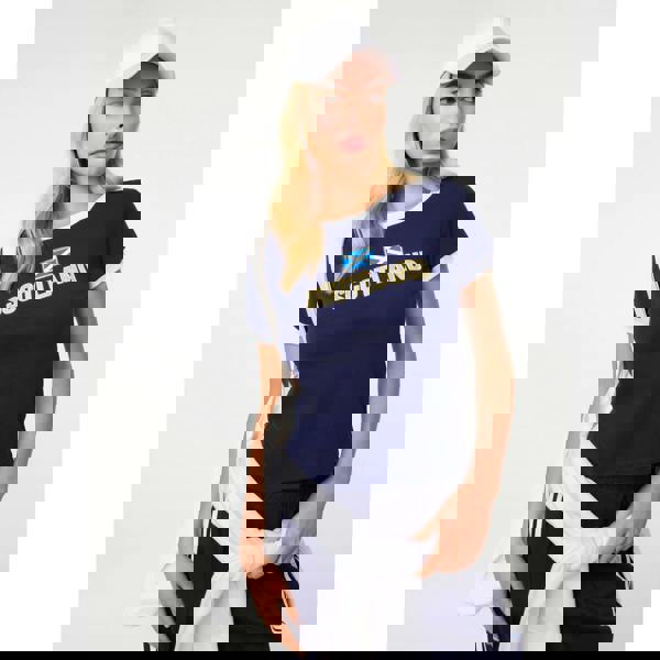 Pink Vanilla Scotland Embellished Football T-Shirt