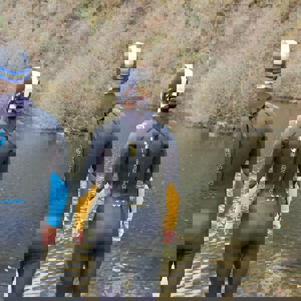 Sola Open Water Ladies - Back Zip 3/2mm Fullsuit Wetsuit - Black/Coral