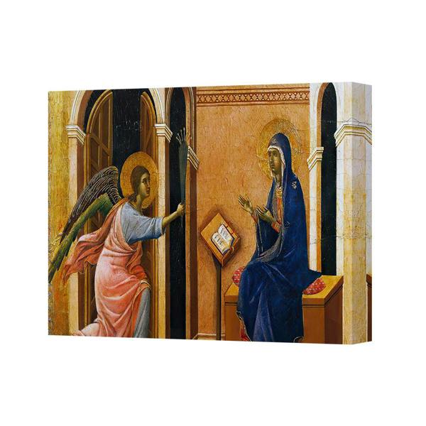 Benjamin Tate Design Canvas Art Print The Annunciation Painting With Angel Gabriel And Mary