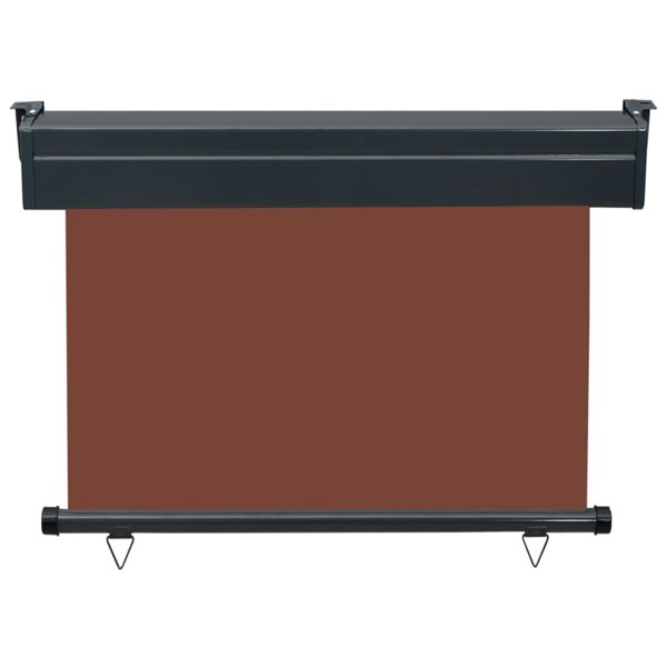 Berkfield Balcony Side Awning 105x250 cm Brown