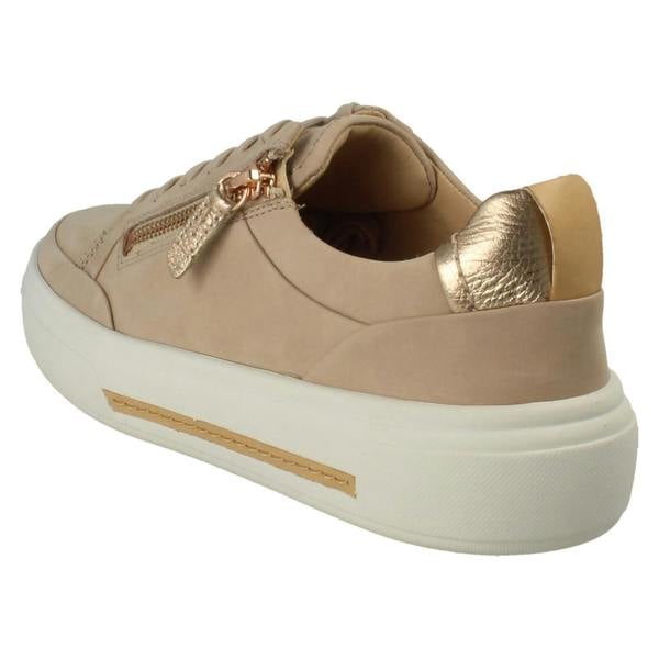 Clarks Ladies Clarks Casual Trainers Hollyhock Zip