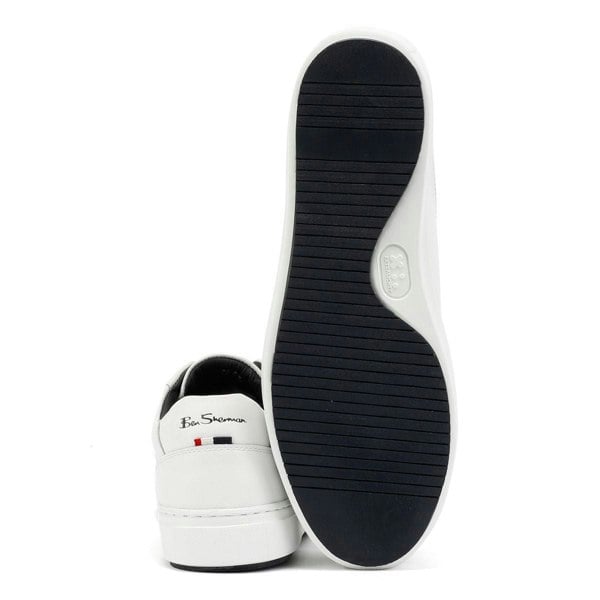 Ben Sherman Ace Cupsole Leather Men's White Trainers