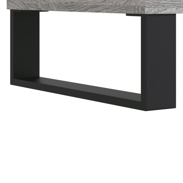 Berkfield Highboard Grey Sonoma 34.5x34x180 cm Engineered Wood