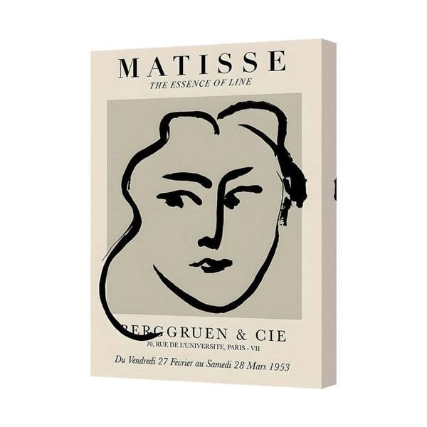 Benjamin Tate Design Henri Matisse The Essence Of Line Exhibition Poster Canvas Print