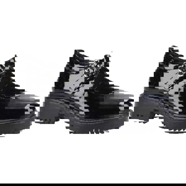 Hush Puppies Aurora Patent Senior Leather Girls's Black Shoes