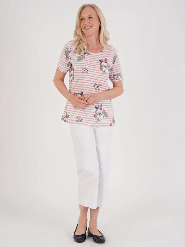 TIGI Stripe And Poppy Bloom Top