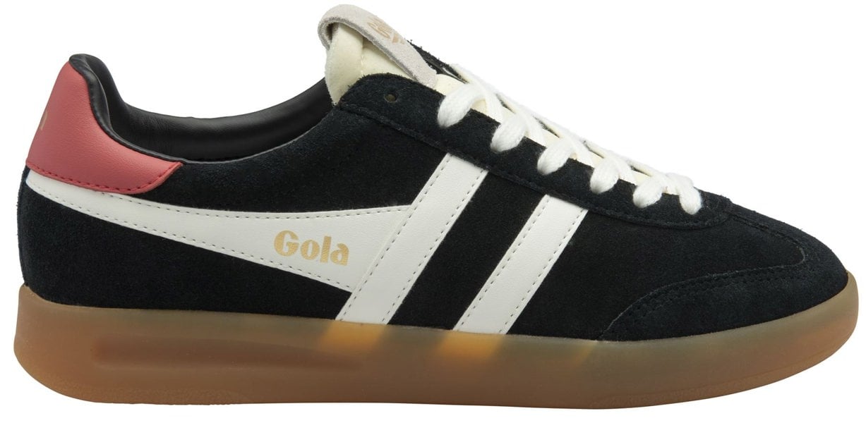 Gola Cyclone Suede Women's Black/Off White/Coral Trainers