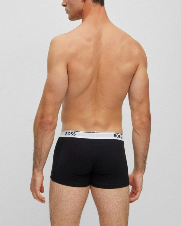 BOSS Orange 3 Pack Mens Power Trunks NOS - Black/White 994