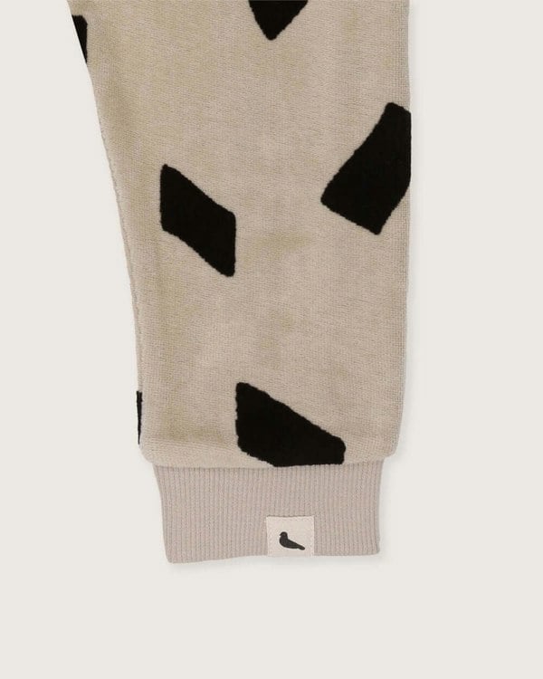 eco-friendly Stone Confetti Print Velour Joggers - image 5