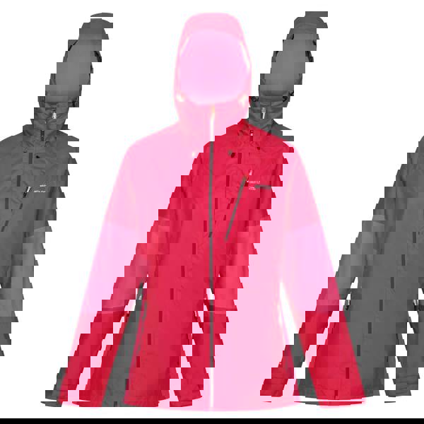 Regatta Womens/Ladies Highton V Stretch Waterproof Jacket - Pink Potion/Flamingo Pink - 