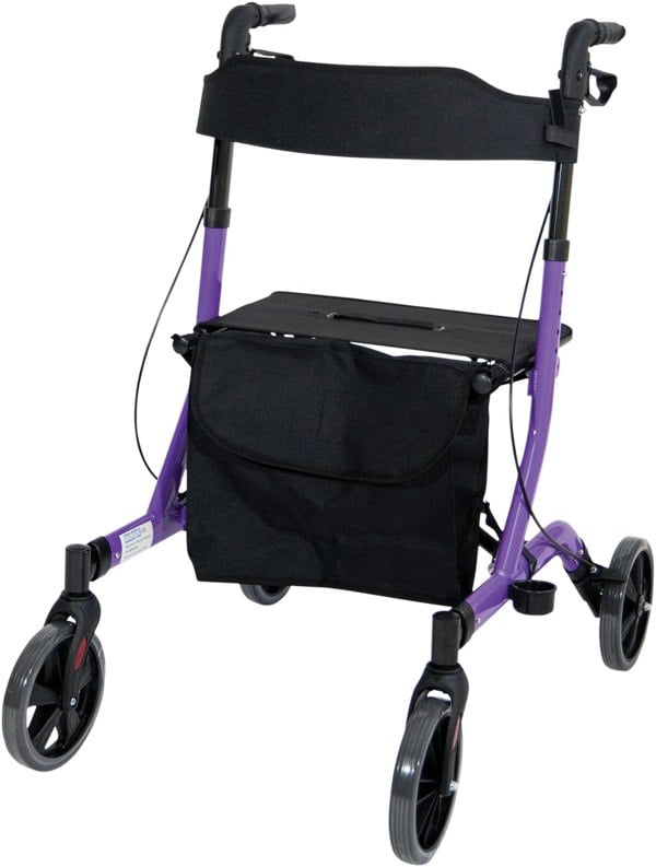 Aidapt Deluxe Rollator Purple