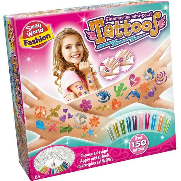 Shimmering Mini Pearl Tattoos - White
