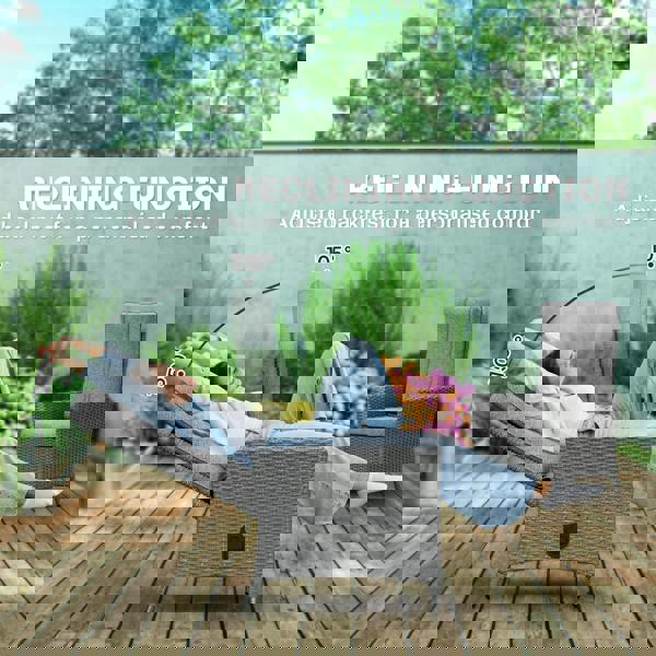 Rattan Recliner Chair