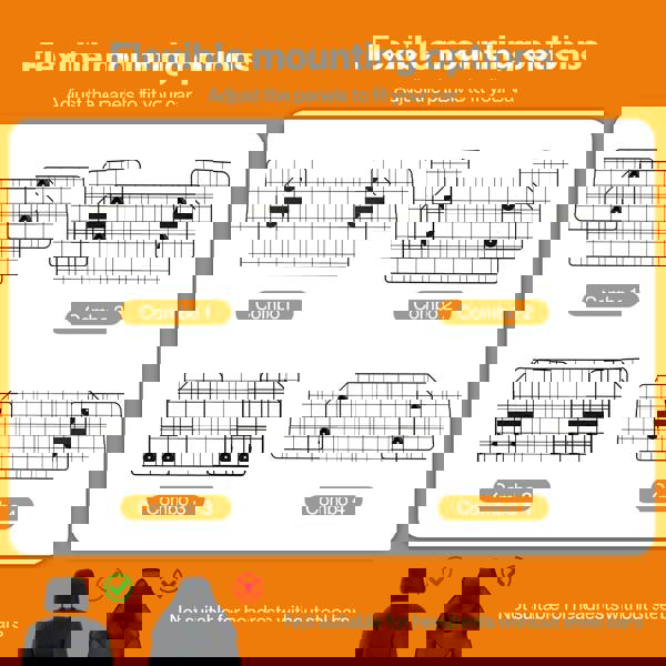 Skylos Dog Car Barrier Universal Pet Barrier Guard Adjustable Safety Travel