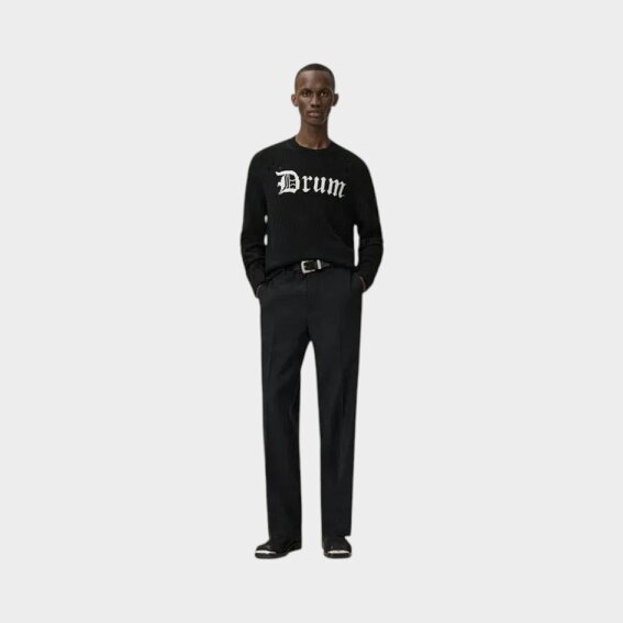 All Saints Drum Jacquard Jumper Black