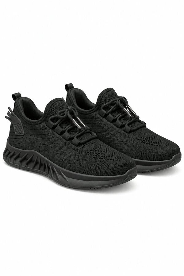 Love Lemonade Zaya Lightweight Mesh Athleisure Trainers Black