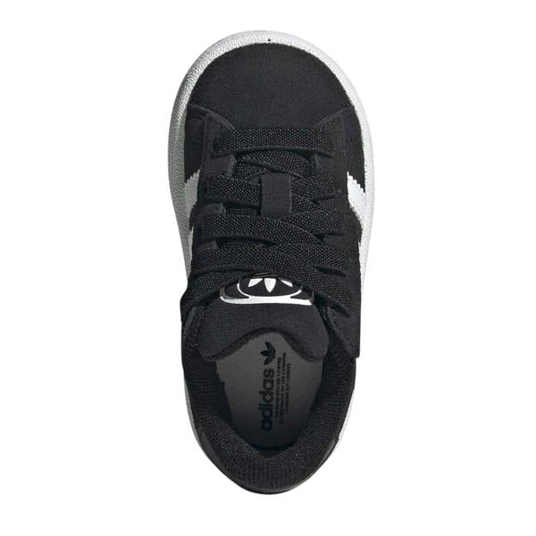 Adidas Childrens/Kids Campus 00s Leather Trainers - Black/White - 