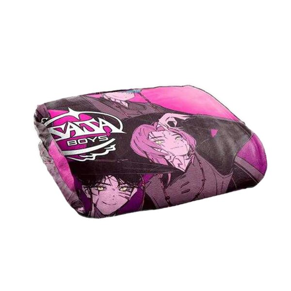 K-Pop Demon Hunters Soft Touch Saja Boys Blanket - Multicoloured