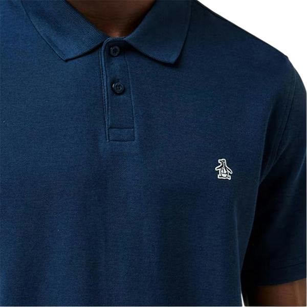 Original Penguin Mens Embroidered Logo Polo Shirt - Yale Blue - 