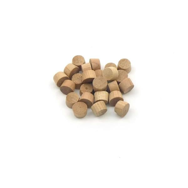 10mm Cherry Flat Head End Grain Plug