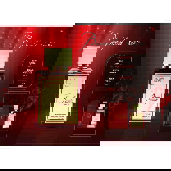 Asten Burraak Rouge Elixir 100ml EDP with perfume note card