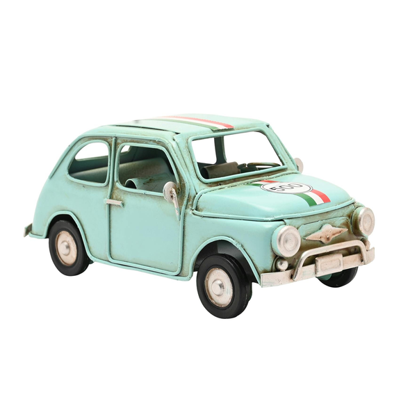 Harvey Makin Ornament - Blue Classic Car