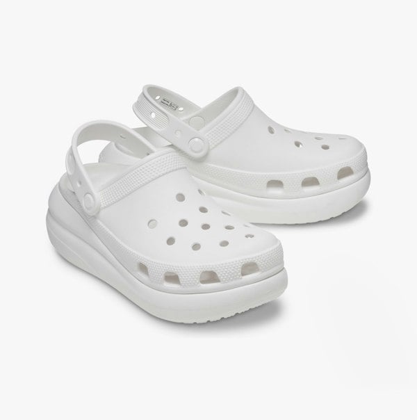 Crocs 207521-100 CLASSIC CRUSH Womens Clogs White