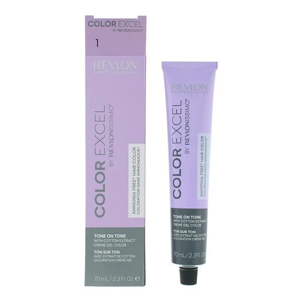 Revlon Color Excel 1 Black Creme Gel Hair Colour 70ml