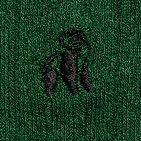 SWOLE PANDA 4-Pack Bundle Foxes & Pheasants Bamboo Socks, Green/Navy