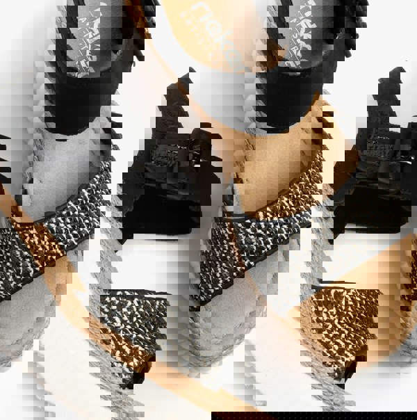 Rieker 69176-00 Womens Sandals - Black