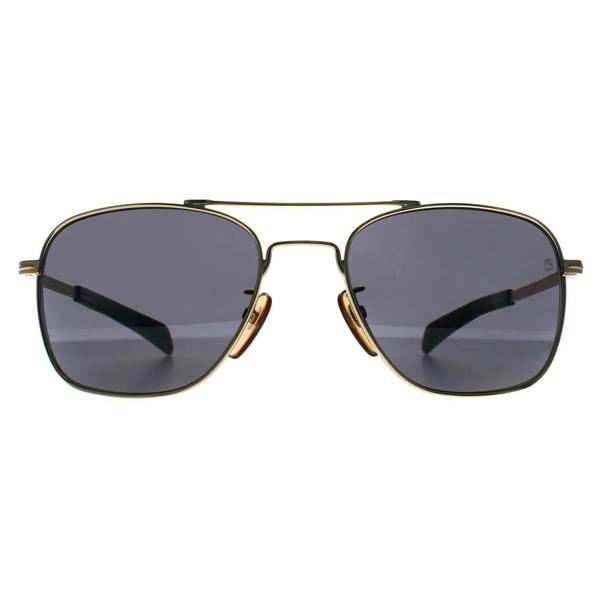 David Beckham Sunglasses DB 7019/S J5G T4 Gold Grey Mirror