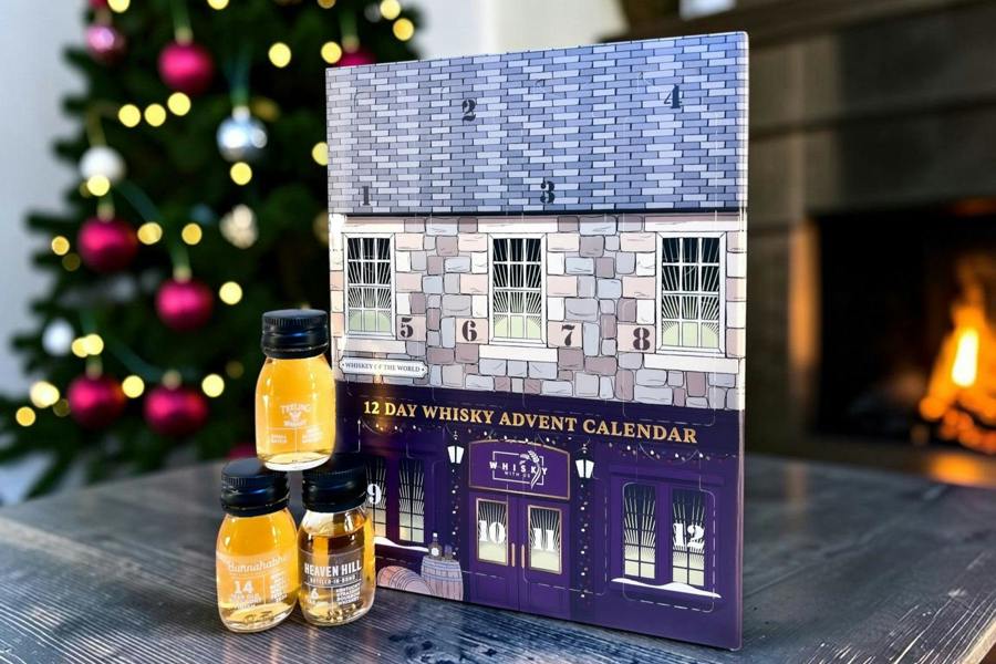 Whisky With Us 12 Day Scotch Whisky Advent Calendar.  12 Premium Scotch Whiskies with Online Tasting Videos