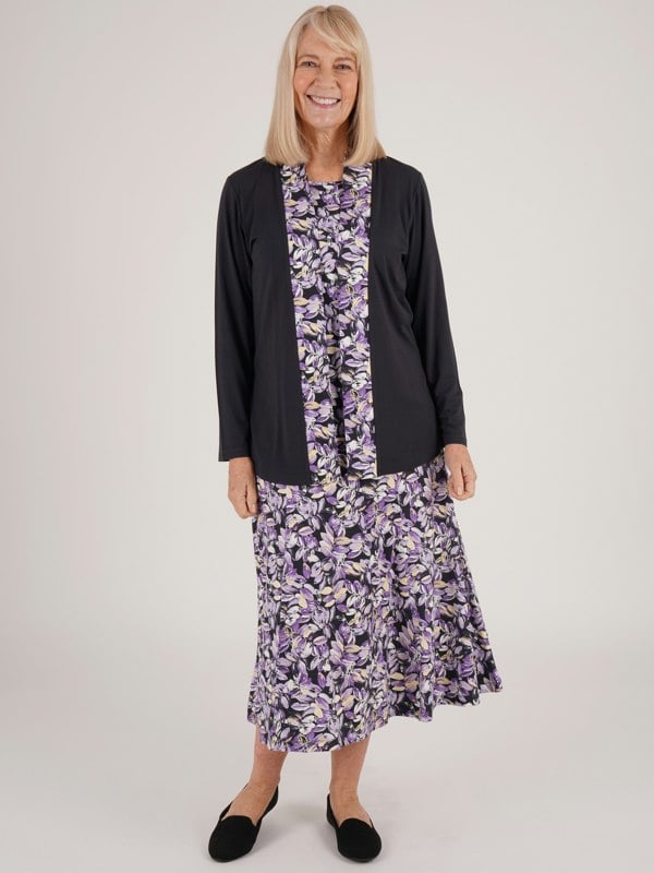 TIGI-Wear Impressionist Floral Skirt - Short