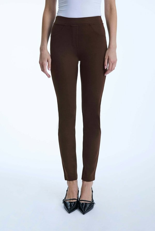 James Lakeland Brown Cigarette Trousers