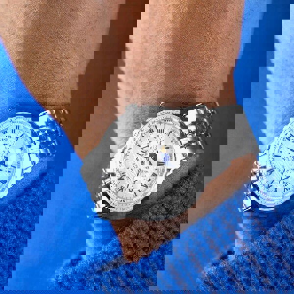 Sekonda Armstrong Moonphase Silver Watch 30229