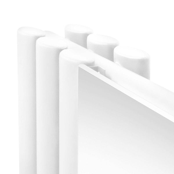 Monstershop Oval Mirror Radiator - 1800mm x 380mm - White