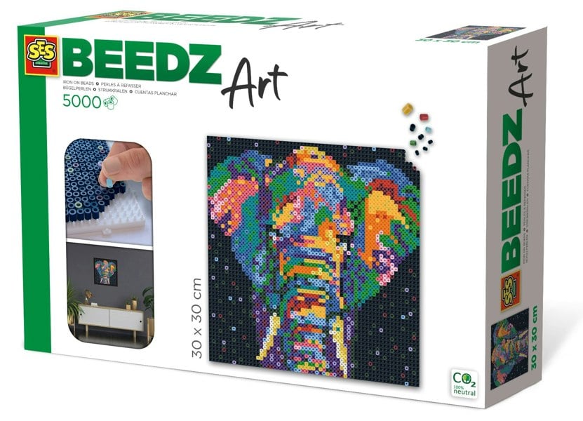 SES Creative Beedz Art - Elephant Fantasy 5000